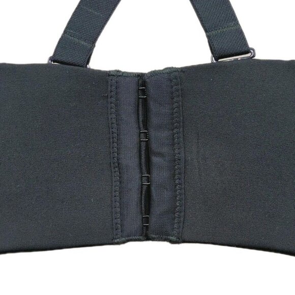 Lane Bryant Cacique Bra Unlined Multi Way Strapless Lightweight 40C Black - Picture 10 of 16